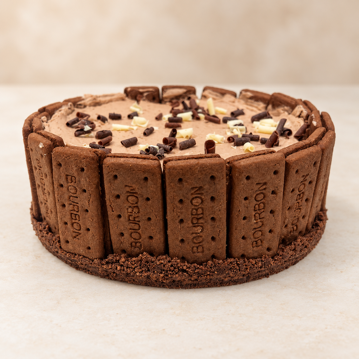 Whole Bourbon Biscuit Cheesecake